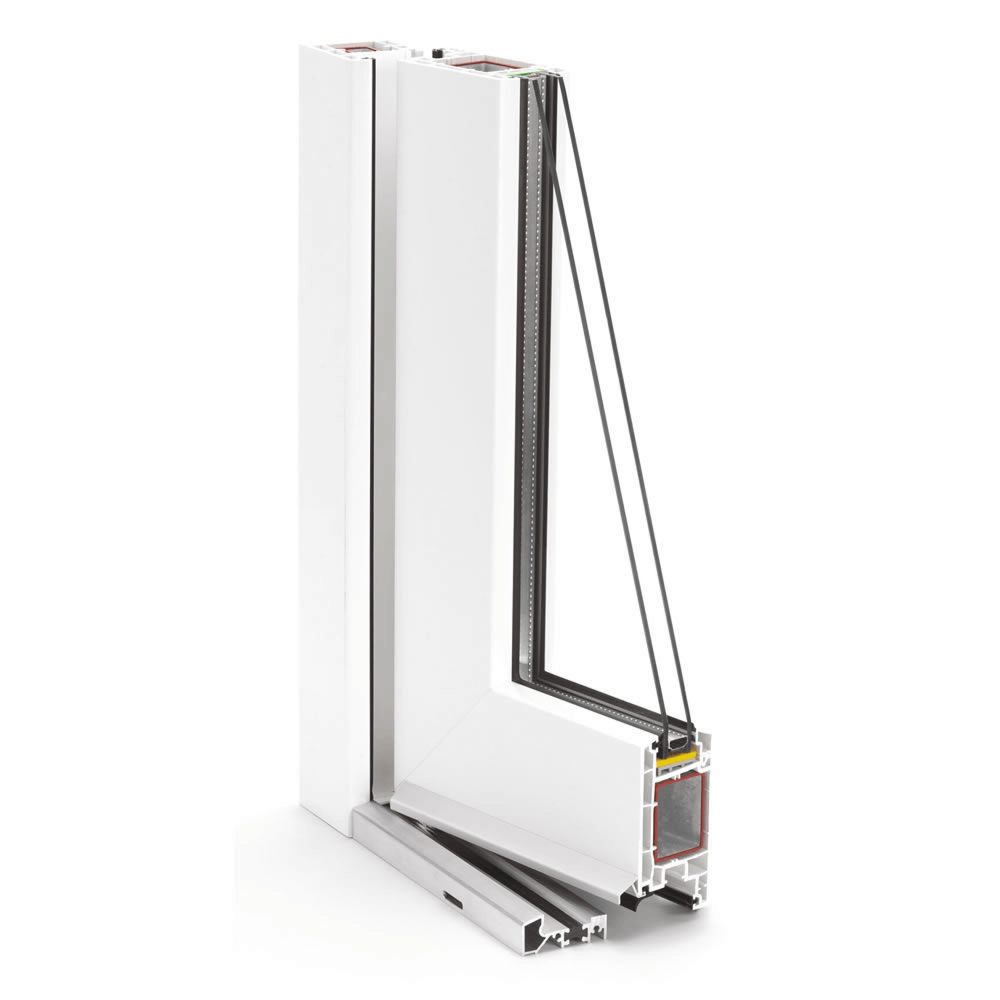 Puerta de entrada Rehau Euro-Design 70 economica