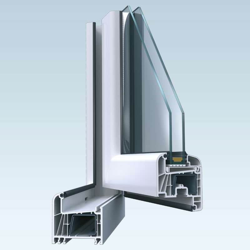 Estructura de la ventana Kömmerling EuroFutur Elegance