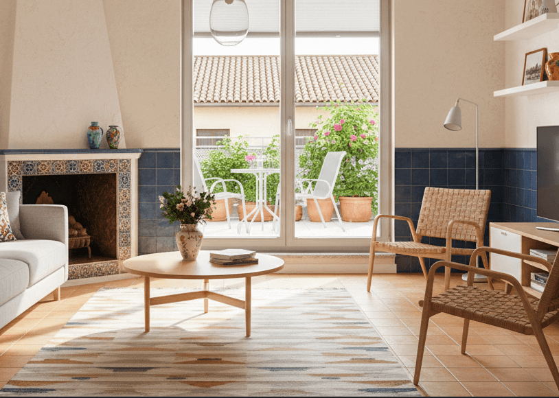 Puerta de balcón REHAU