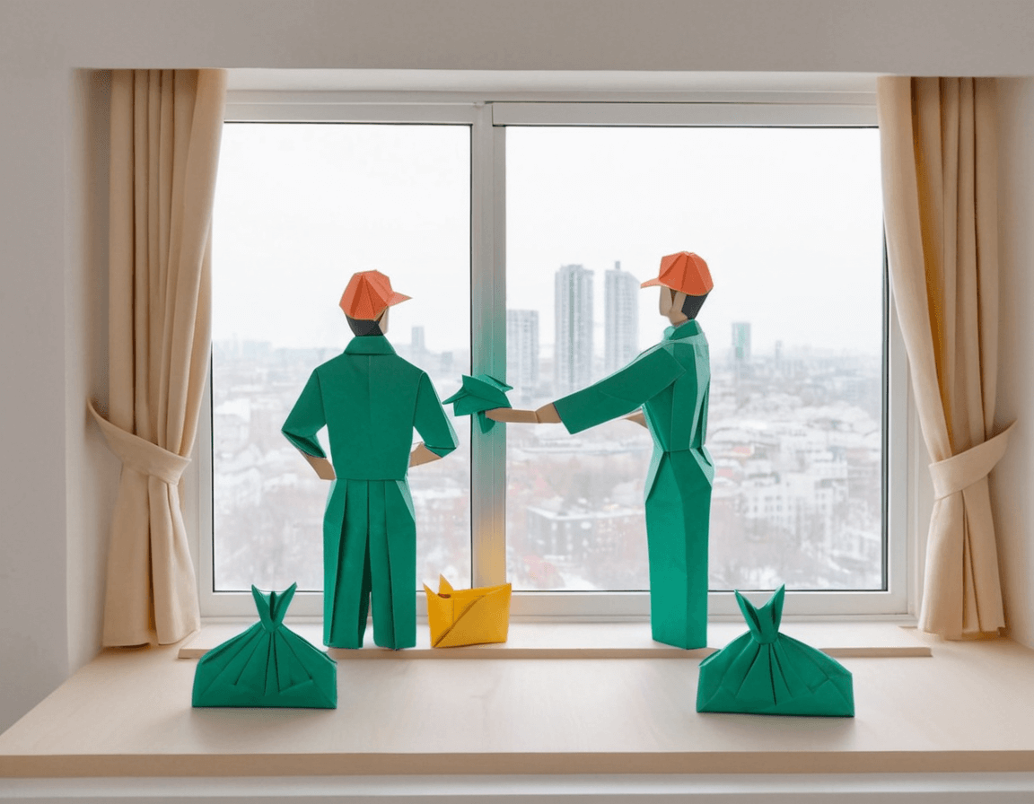 Recogida de residuos tras la instalación