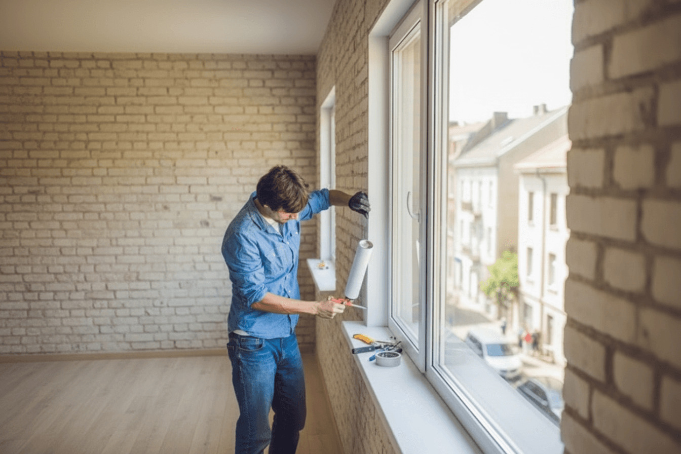 Instalación de ventanas de PVC