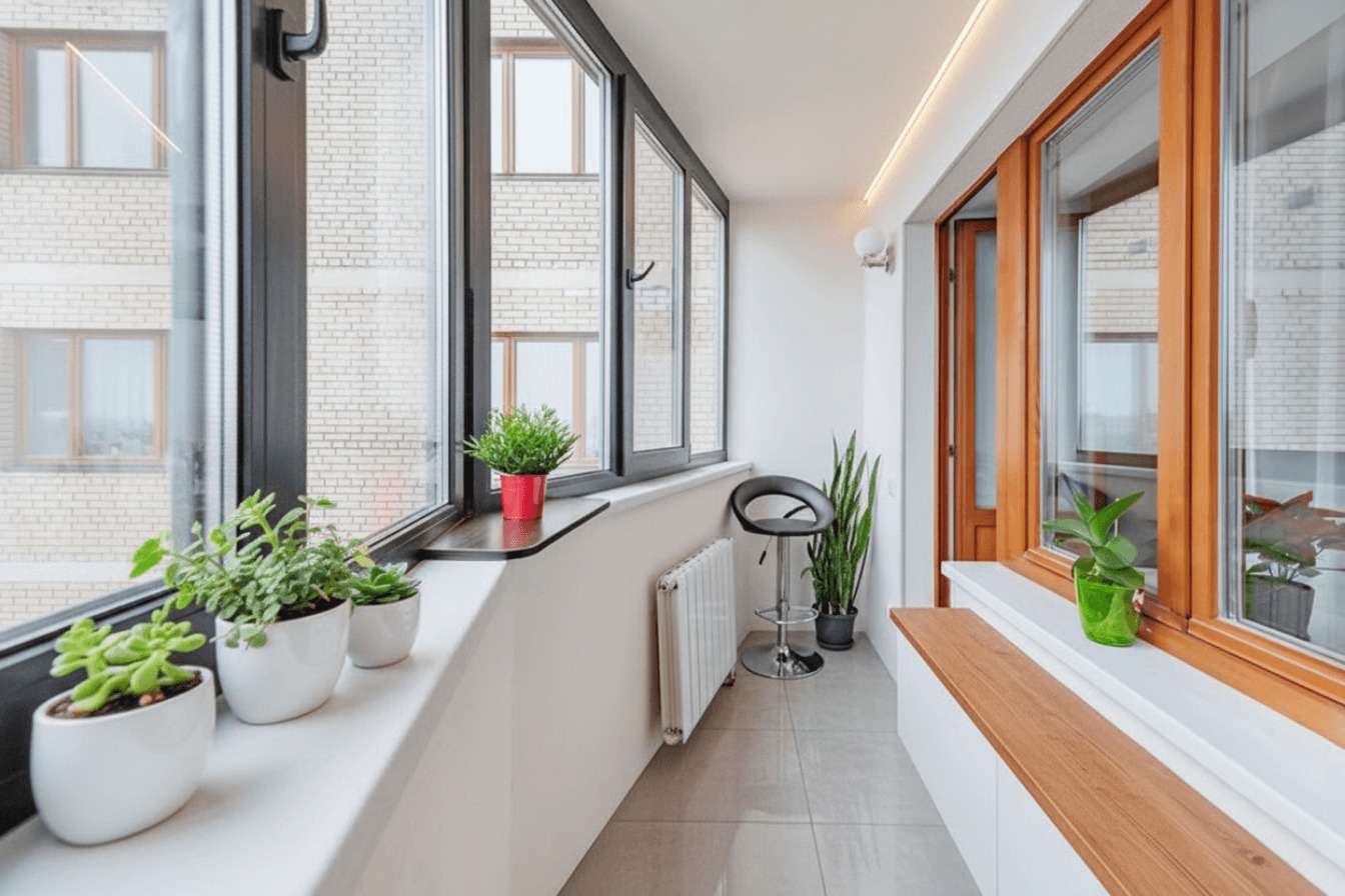 Acristalamiento de logias con VentanasFraktal