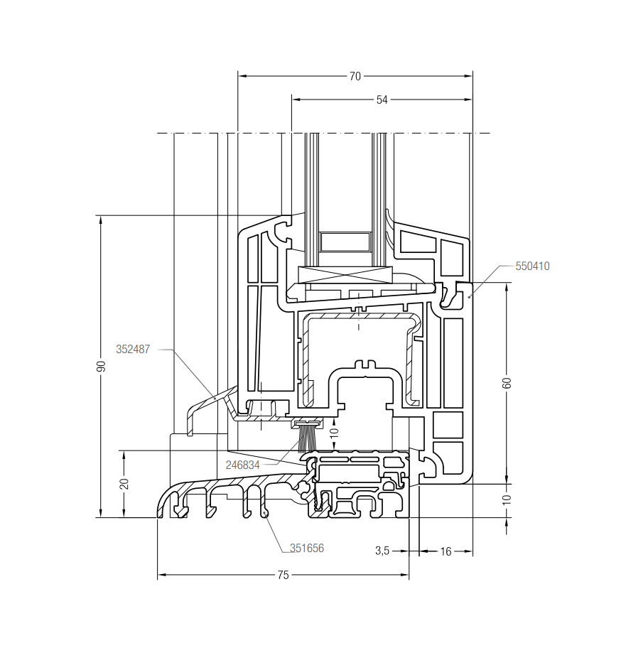 Rehau Brillant-Design Door